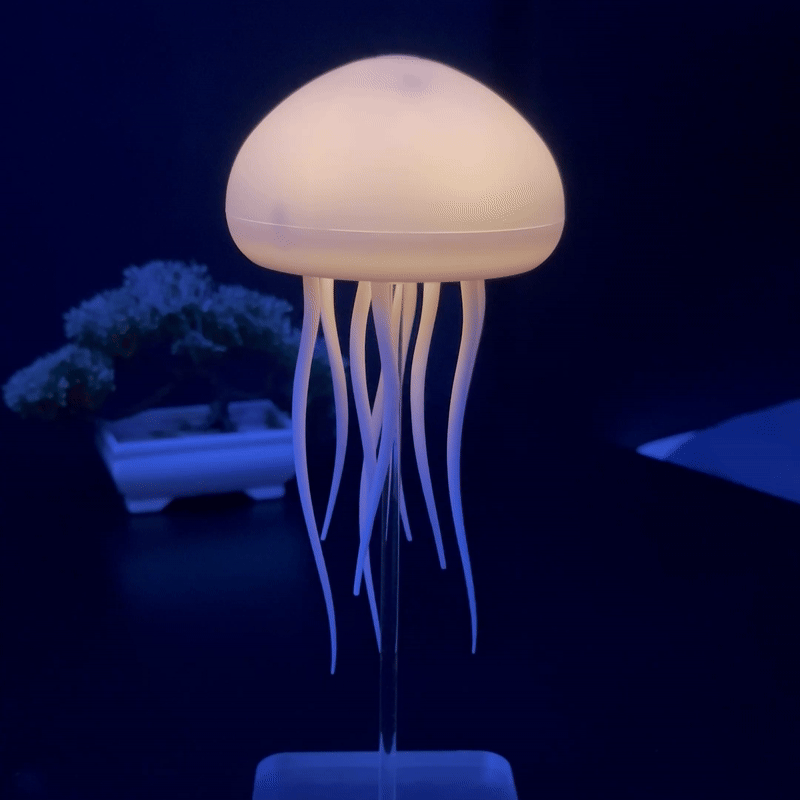 Lampara con forma de Medusa